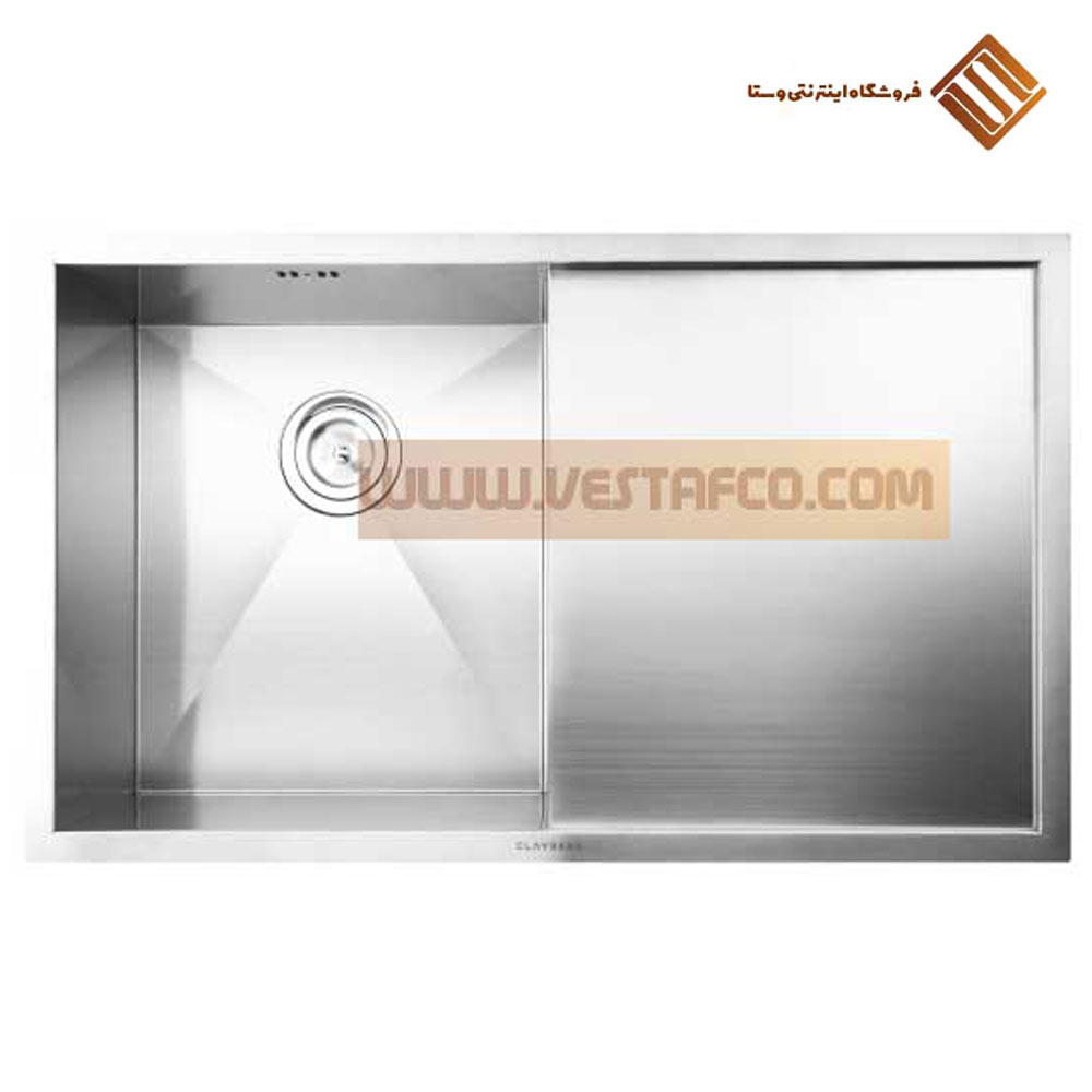 سینک دست ساز تک لگن یک سینی کلایبرگ S103