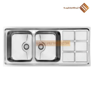 سینک فانتزی توکار دو لگن کلایبرگ S141
