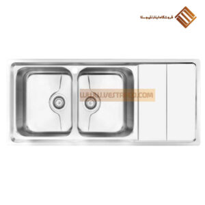 سینک فانتزی توکار دو لگن کلایبرگ S145