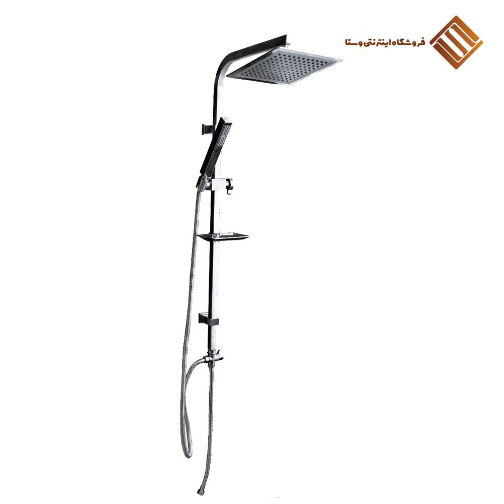 دوش حمام کروم مات (CM)DOP ،مدل 1423 فلت 