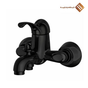 شیر دوش ساتین مشکی رابو
