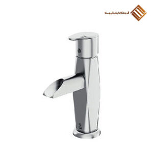 شیر روشویی آبشاری کوتاه توپاز کروم رابو