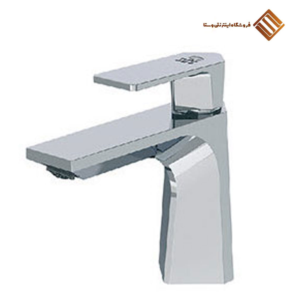 شیر روشویی کوتاه کریستال کروم رابو