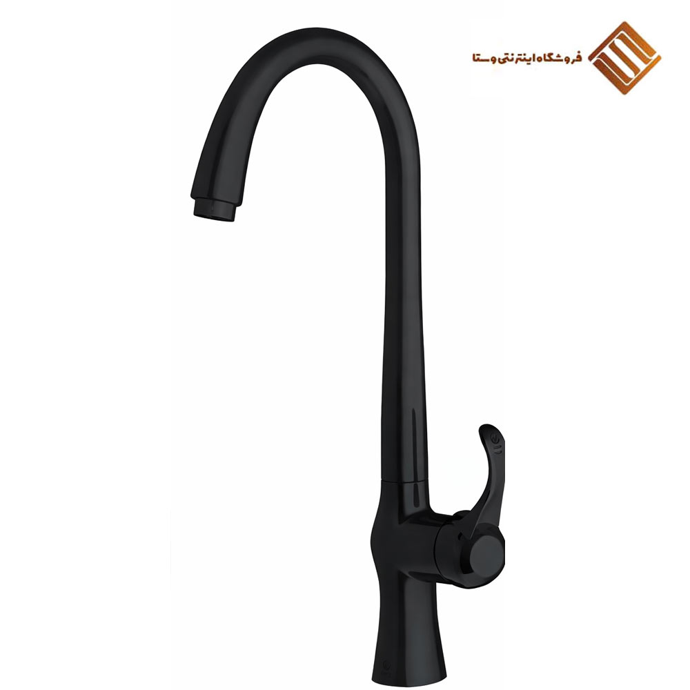 شیر ظرفشویی ساتین مشکی رابو